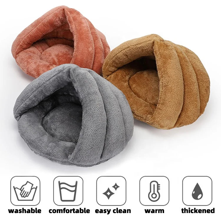 Cama Redonda Súper Suave para Perros y Gatos – Cojín Cómodo y Acogedora para Mascotas
