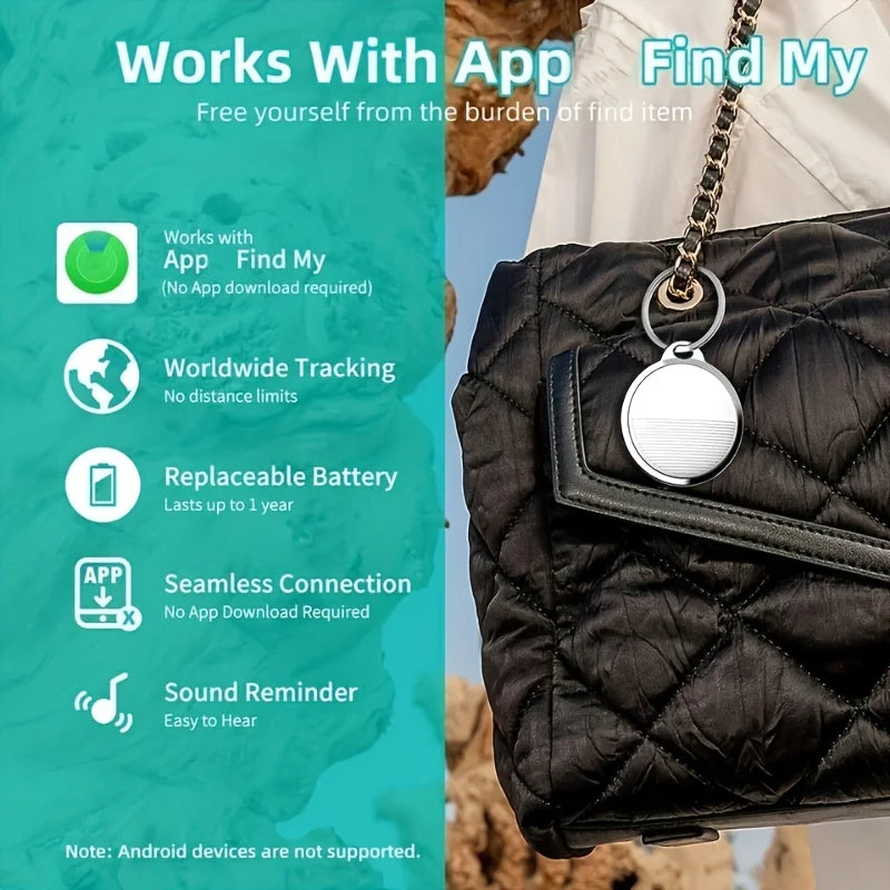 Dispositivo Anti-Pérdida GPS para Mascotas, Mayores y Niños – Sin Instalación, Compatible con iOS