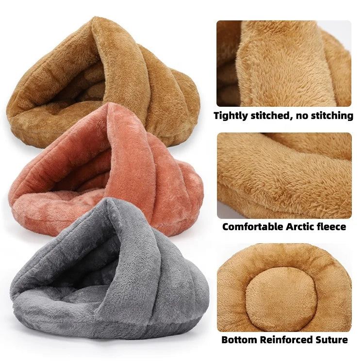 Cama Redonda Súper Suave para Perros y Gatos – Cojín Cómodo y Acogedora para Mascotas
