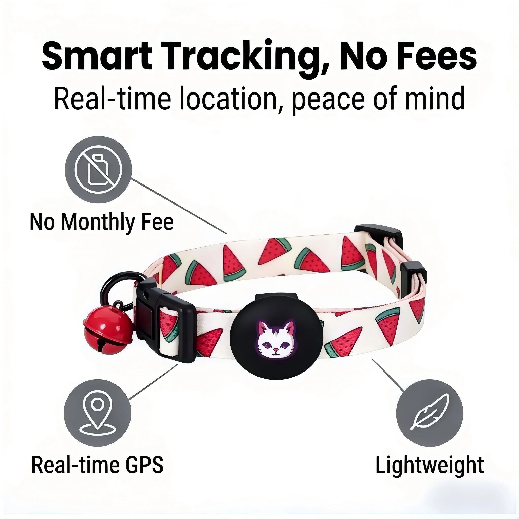 Localizador GPS para Collar de Mascotas – Seguimiento en Tiempo Real para Perros y Gatos
